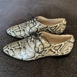 Cole Haan Snake Print Flats